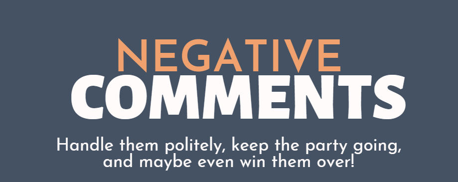 How to Respond to Negative Comments?